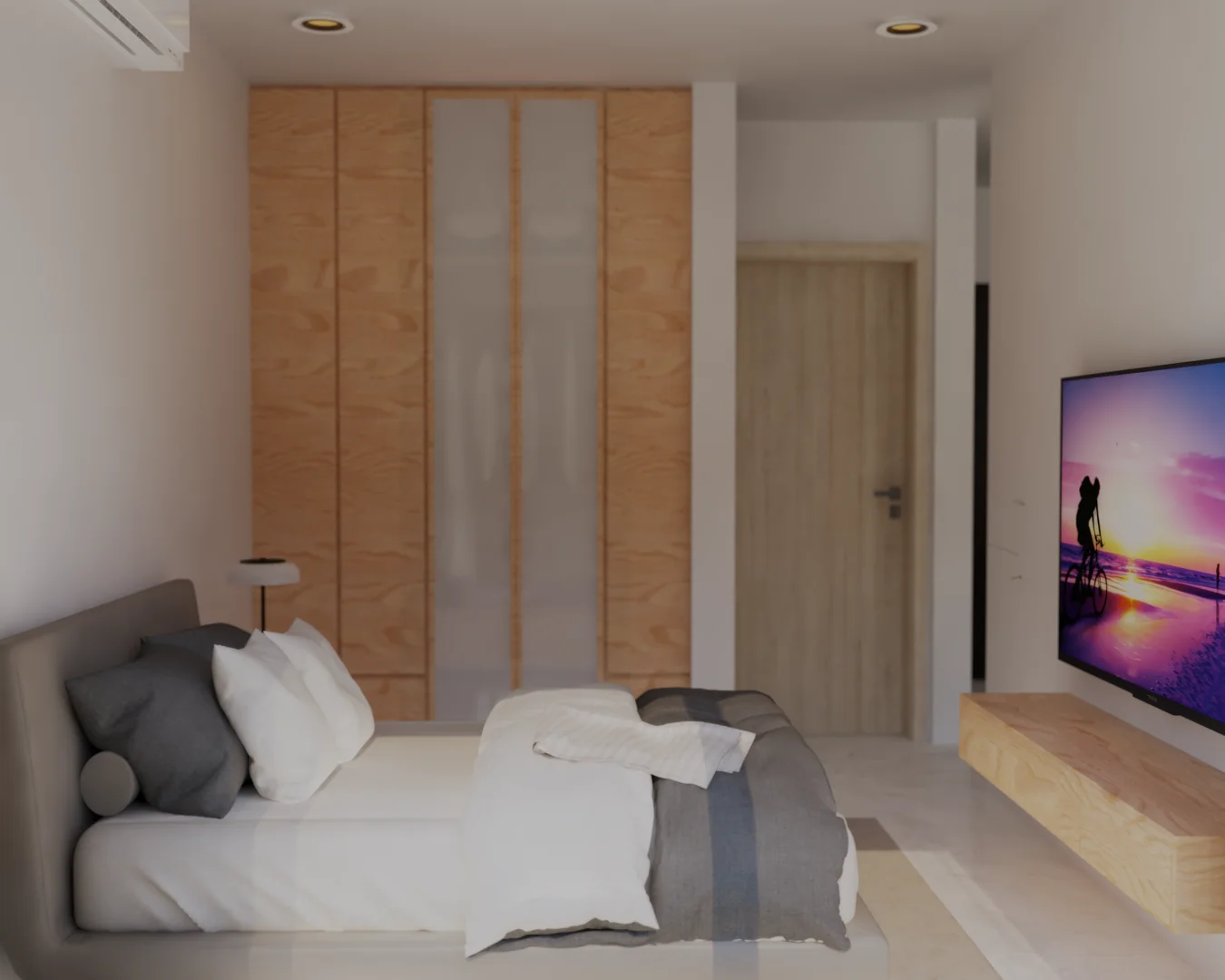 Renders depto 1 dormitorio