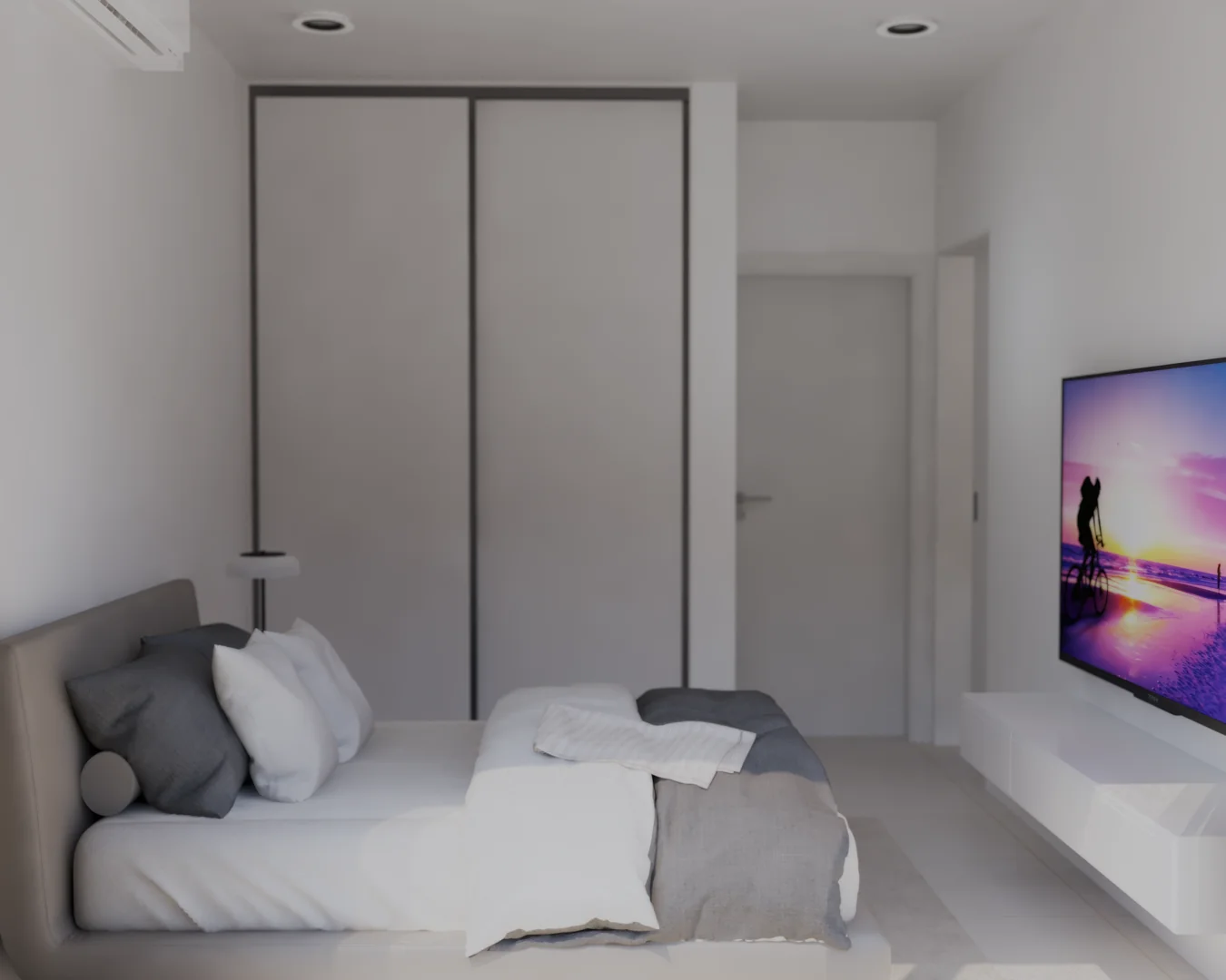 Renders depto 1 dormitorio