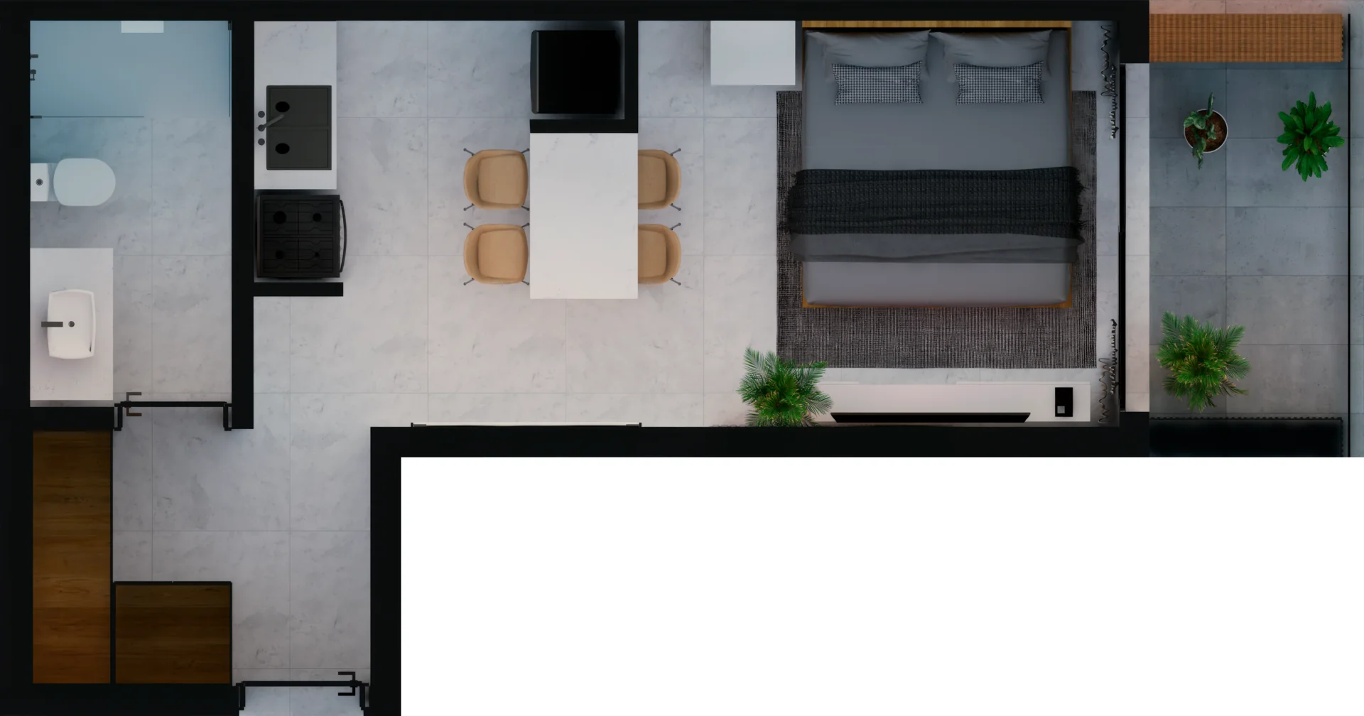 Renders Monoambiente